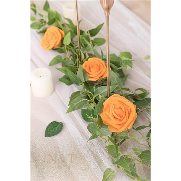 Artificial Flowers, Fake Flowers Roses Perfect for DIY Wedding Bridal Bouquets - Picture 5 of 6